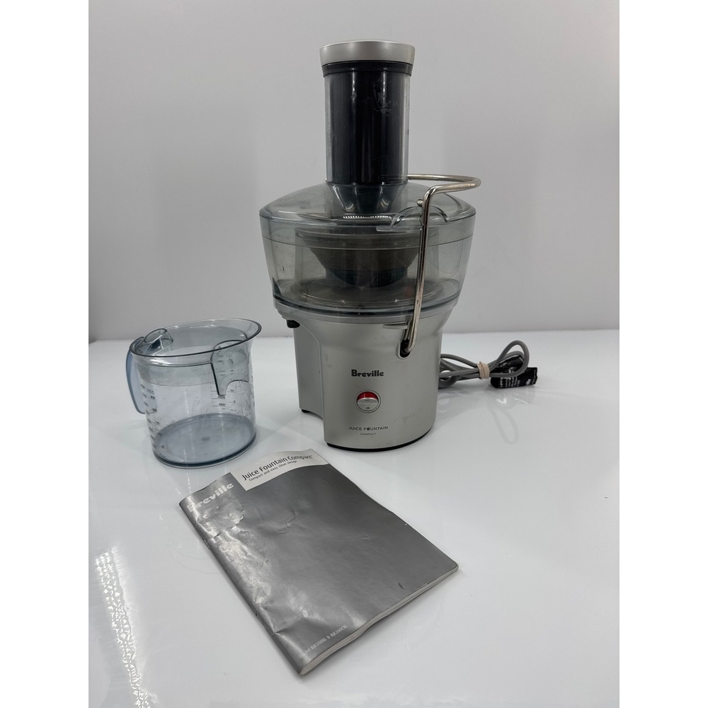 Breville Juice Fountain Compact Centrifugal‎ Juicer Silver 700W BJE200XL